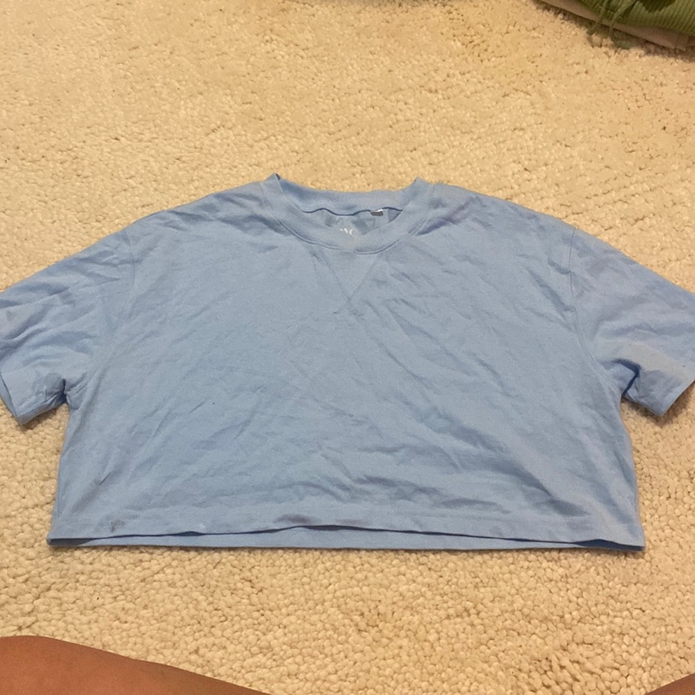 Sky Blue crop top